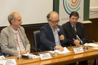 Martin Grossmann, Minister Renato Janine Ribeiro and José Eduardo Krieger