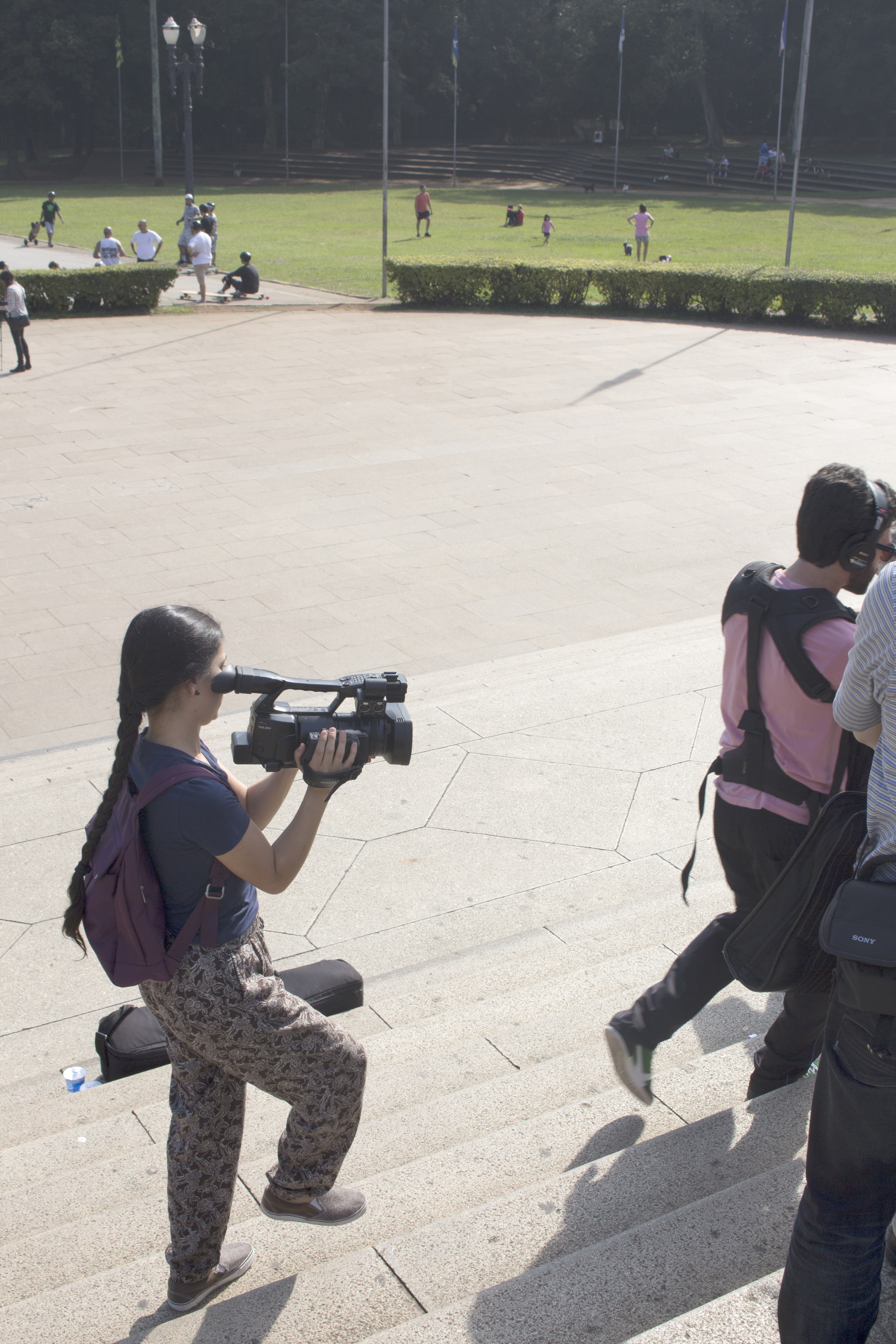 Critical rapporteurs at USP's School of Medicine - Scientific and cultural Tour: USP and Modernist São Paulo - April 18, 2015