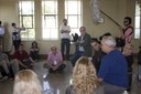 Paulo Saldiva talking at USP's School of Medicine - Scientific and Cultural Tour USP and Modernist São Paulo - April 18, 2015