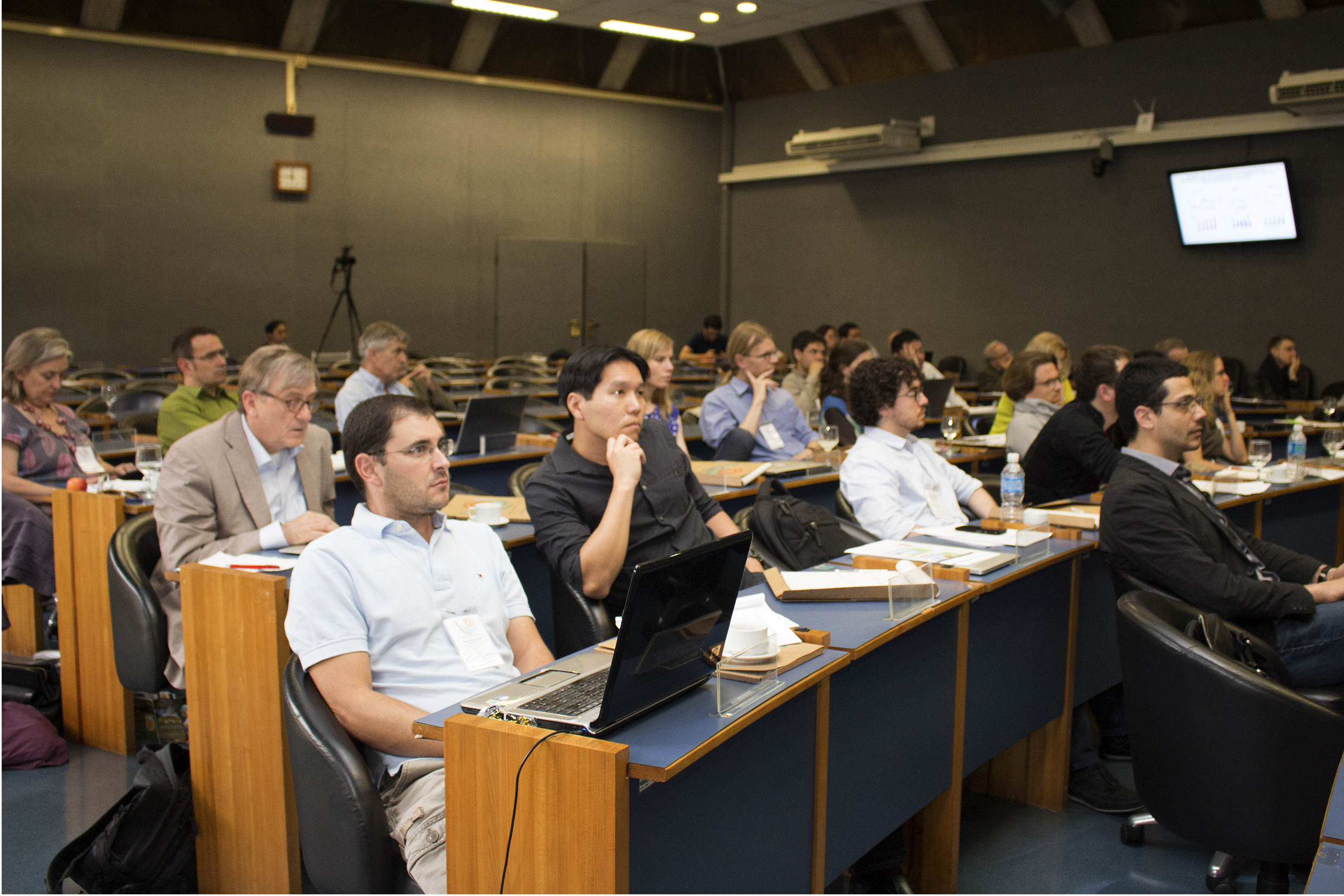 Participants during Carolina Escobar talk